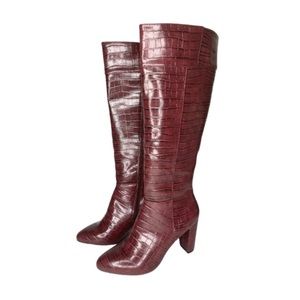 JNY | croc print boots